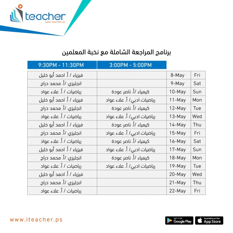 منصة ITEACHER التعليمية تطلق برنامج المراجعات لطلبة الثانوية