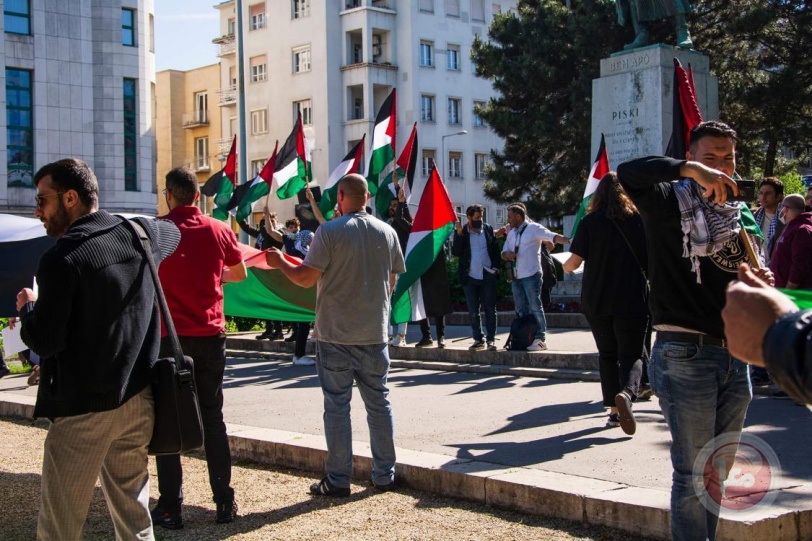 المجر: وقفة احتجاجية ضد وزير الخارجية المؤيد للاحتلال