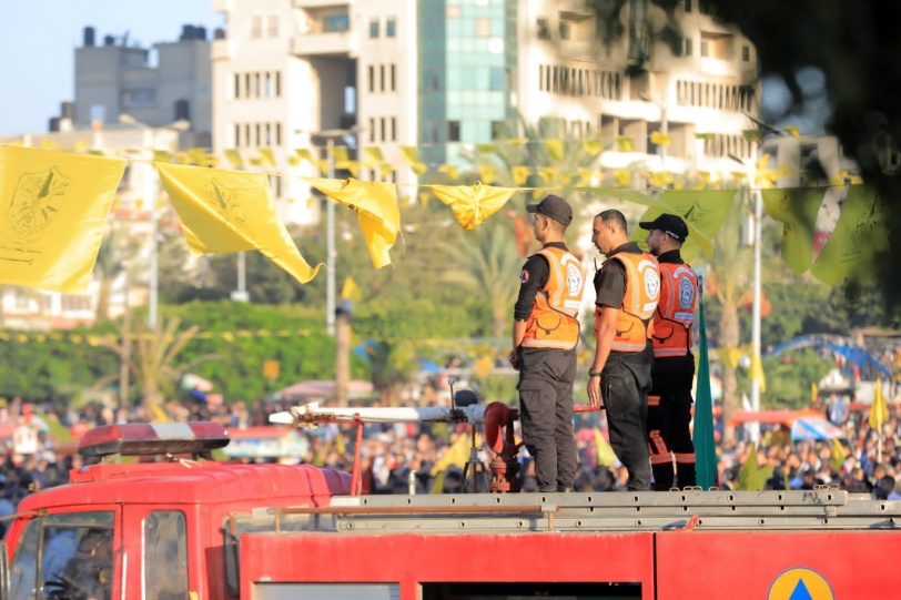 داخلية غزة تؤمن مهرجان إحياء ذكرى رحيل الرئيس "عرفات"