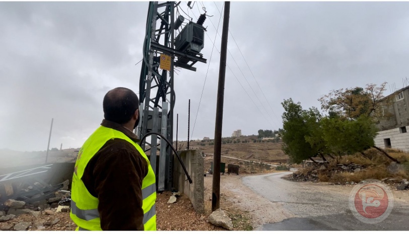 كهرباء القدس تنجر مشروعًا لتطوير الشبكات الكهربائية قضاء بيت لحم