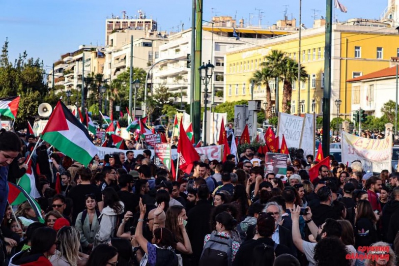 الجالية الفلسطينية في اليونان تحيي ذكرى النكبة 