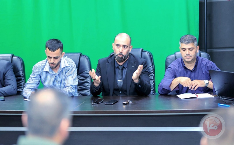 تخصص الإعلام في جامعة فلسطين الأهلية يناقش مشاريع التخرج
