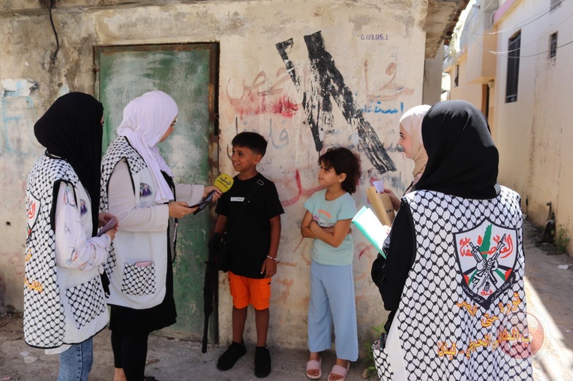 بدعمٍ من دائرة شؤون اللاجئين الفلسطينيين وسفارة دولة فلسطين في لبنان .. المكتب الطلابي لحركة "فتح" ينفذ مسابقة "رسالة إلى غزة"