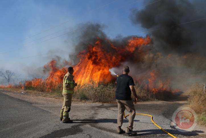 الشمال يحترق: مئات الدونمات مشتعلة نتيجة قصف حزب الله (بالصور)
