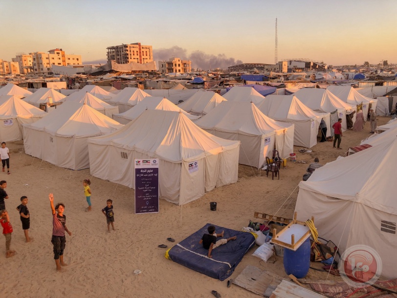 مؤسسة وافا للتنمية وبناء القدرات تُقيم مخيم النجاة الخيرية في مواصي خان يونس 