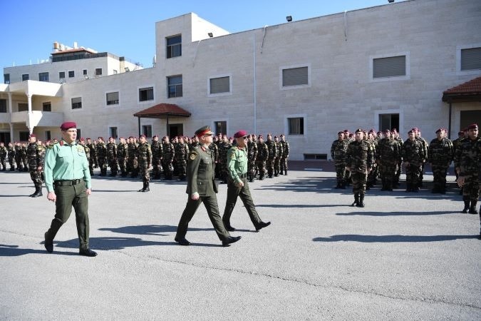 مراسم تسليم وتسلم قيادة الحرس الرئاسي واستقبال الرئيس للقادة