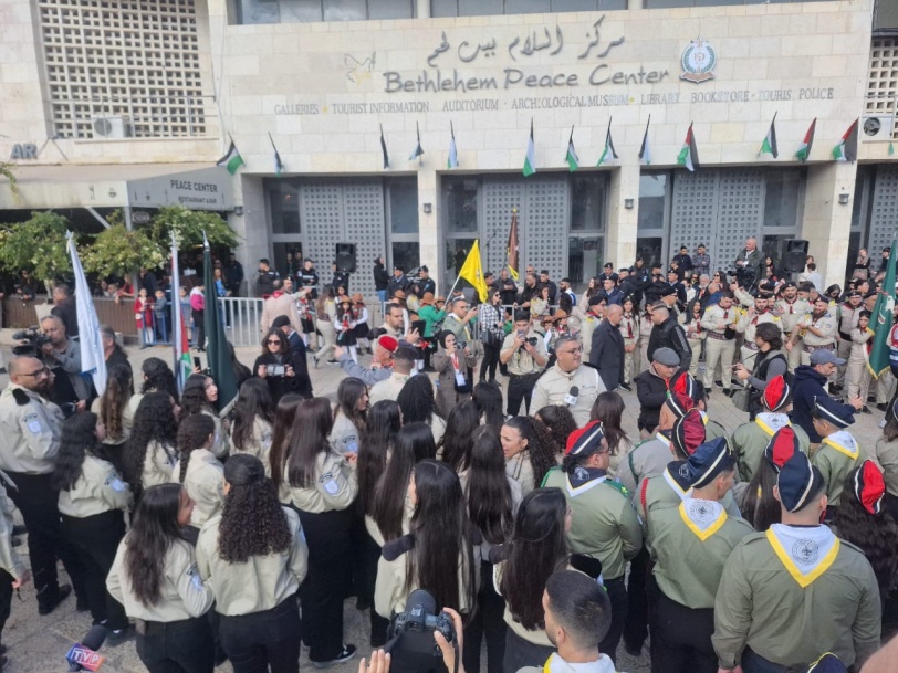 صور- وصول موكب بطريرك القدس للاتين إلى بيت لحم