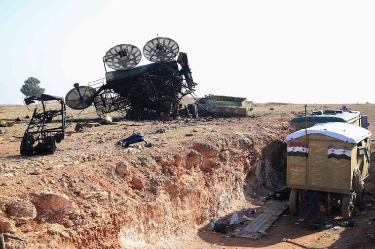 صور: تدمير رادار سوري في الهجوم الإسرائيلي  الأخير