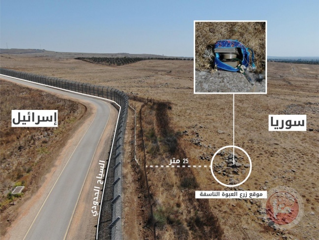 الجيش الاسرائيلي يزعم العثور على أسلحة وعبوات ناسفة مكان استهداف خلية الجولان 