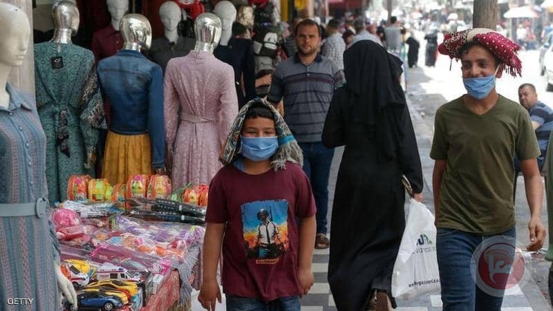 غزة: حالة وفاة وتسجيل 270 إصابة جديدة بكورونا 