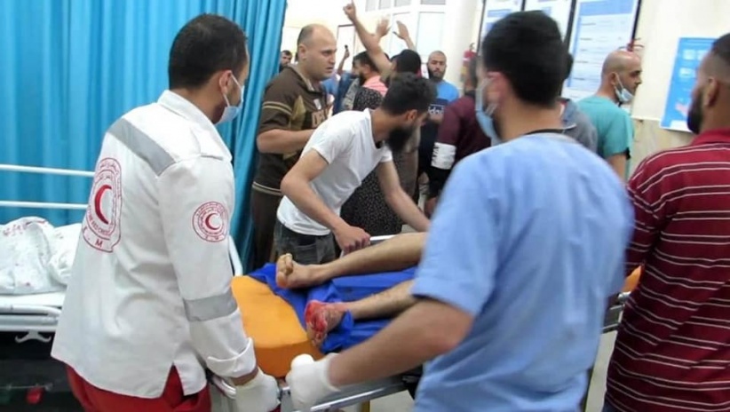 إصابة 5 مواطنين بشظايا صواريخ الاحتلال شرق بيت حانون