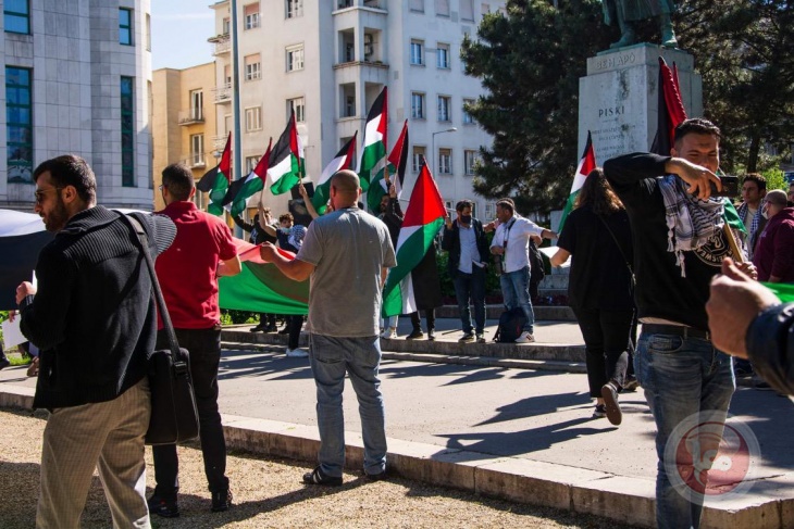 المجر: وقفة احتجاجية ضد وزير الخارجية المؤيد للاحتلال