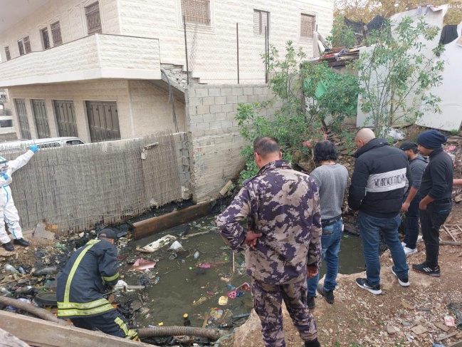 انتشال جثة طفل من حفرة مياه عادمة في العيزرية