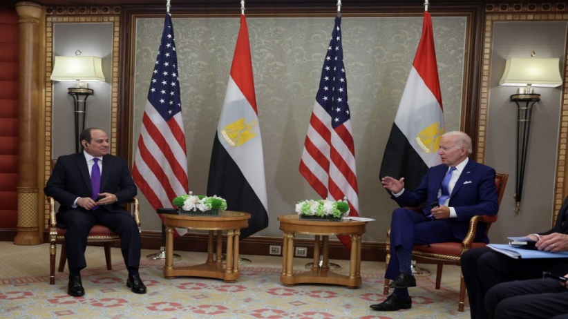 Sisi stresses to Biden the paramount importance of reaching a ceasefire agreement in Gaza