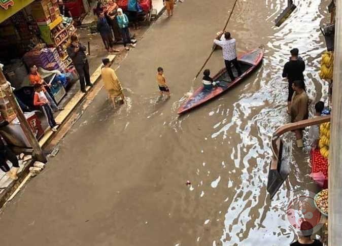 مصر..الإسكندرية تغرق في مياه الأمطار