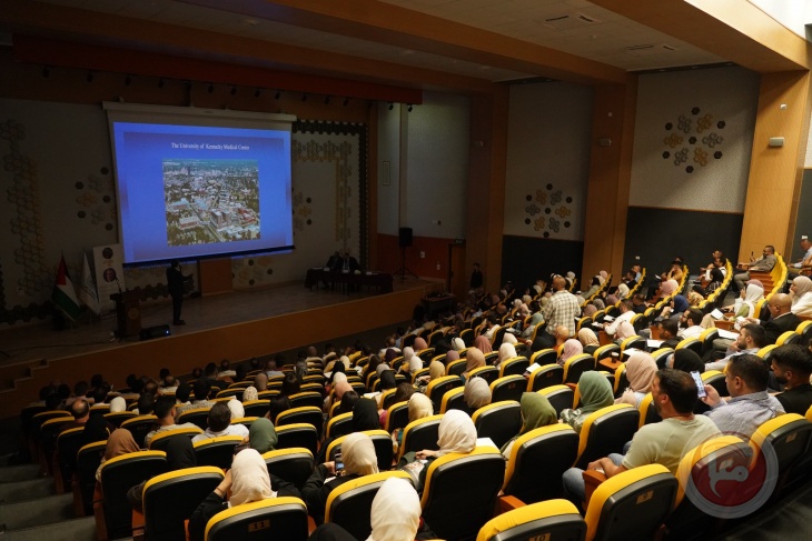 محاضرة علمية في جامعة القدس للبروفيسور جيفري أوكسيون حول أمراض المفصل الفكي الصدغي والآلام الوجهية