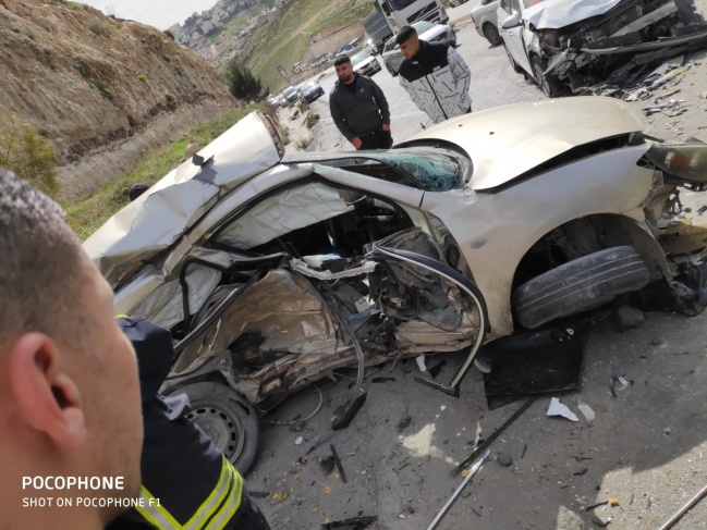 مصرع 4 مواطنين من عائلة واحدة في حادث سير بالعيزرية 
