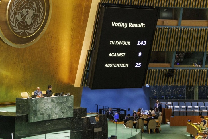 Australia: We supported Palestine's full membership in the United Nations to support peace