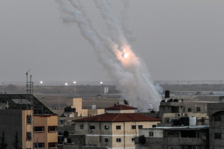 4 missiles were launched from Rafah towards Kerem Shalom in the Gaza area