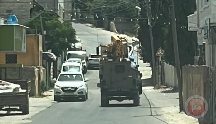 The occupation confiscates a “concrete pump” West Salfit