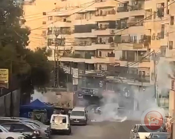 Gas bombs in the streets of Shuafat camp