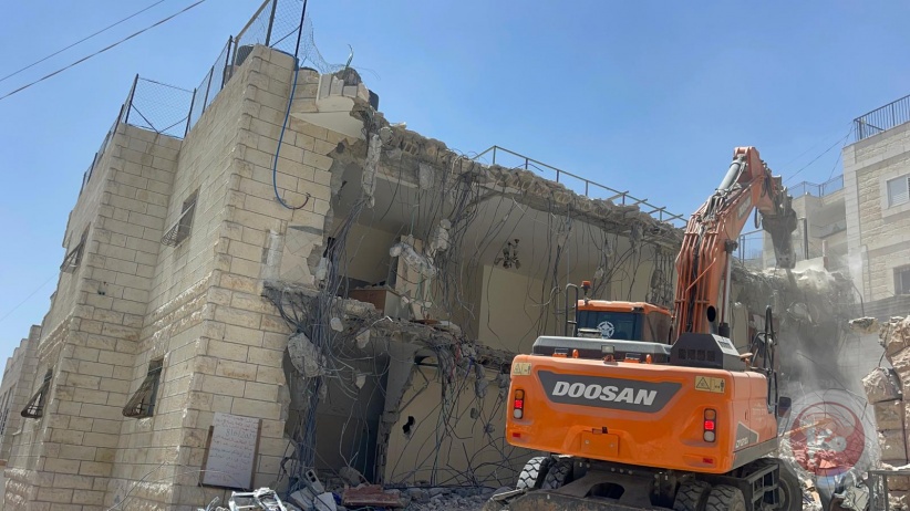 Demolition of the Siam family apartment in Jerusalem