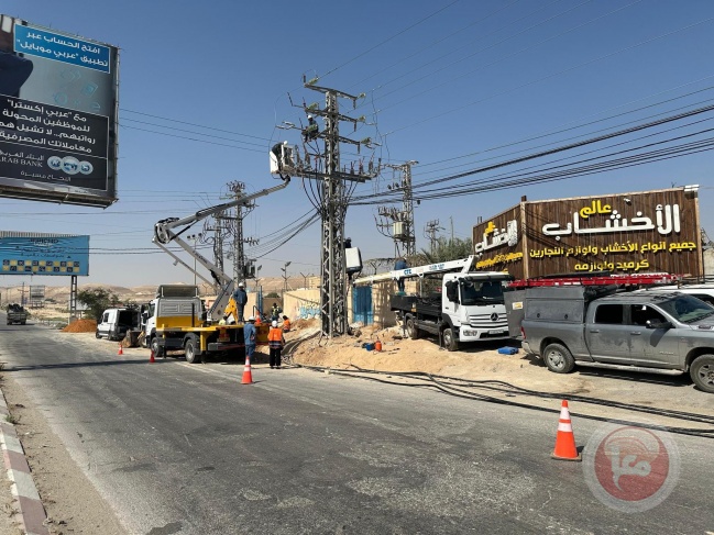 &quot;كهرباء القدس &quot;: إعادة التيار الكهربائي لجميع المناطق المتأثرة بالقطع في أريحا والأغوار