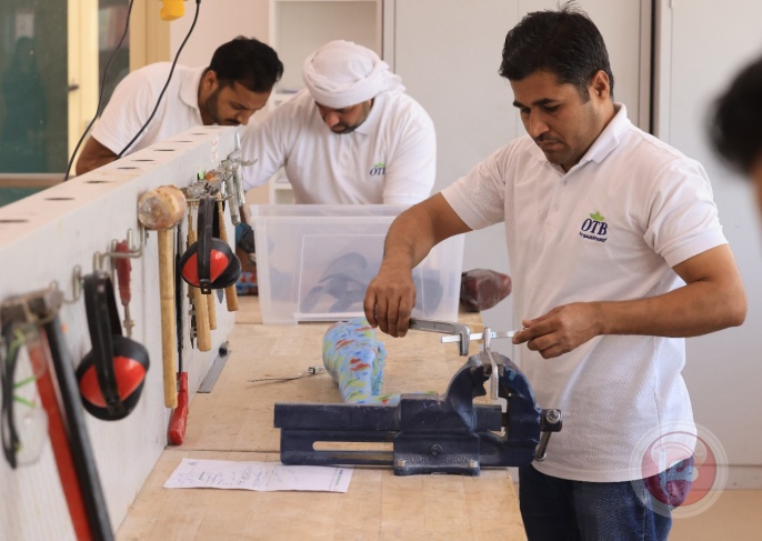 The artificial limbs factory at the Zayed Higher Organization alleviates the suffering of Gazans