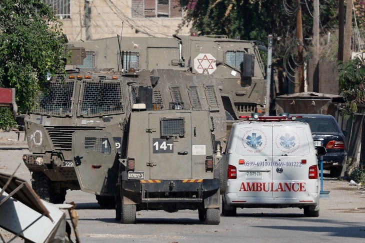 The occupation forces arrest two young men from the town of Jaba, south of Jenin