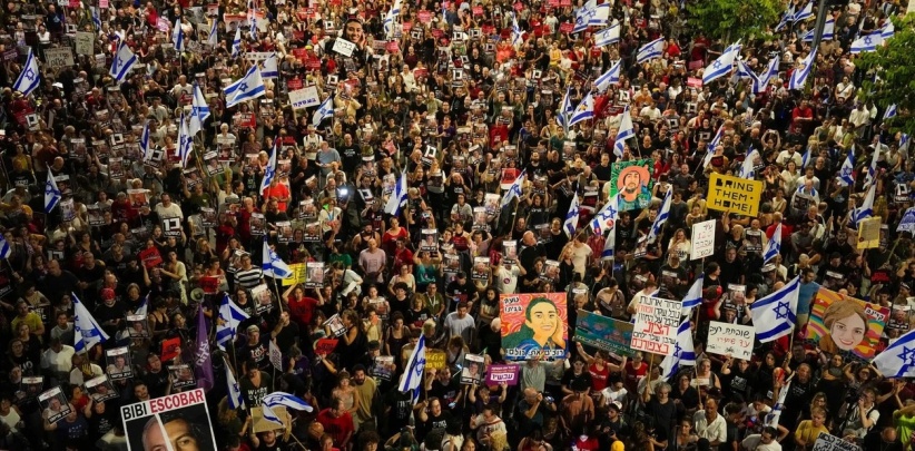 Israel: Tens of thousands of demonstrators demand the overthrow of the government and the conclusion of a deal to return the prisoners