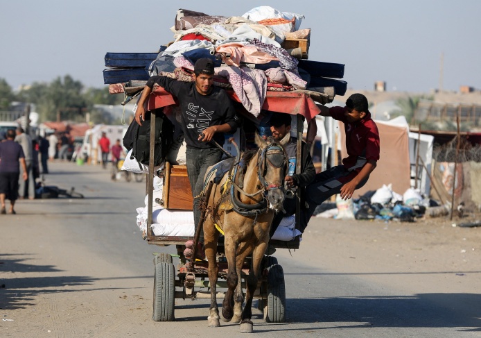 UN: 9 out of 10 people in Gaza have been displaced at least once