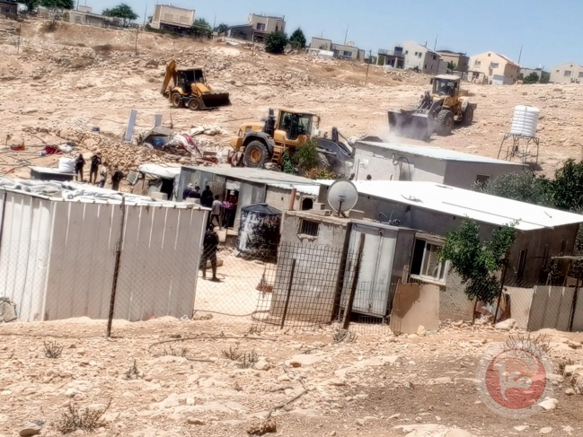 In pictures: The occupation demolishes a third of the homes of the Umm Al-Khair community in Masafer Yatta