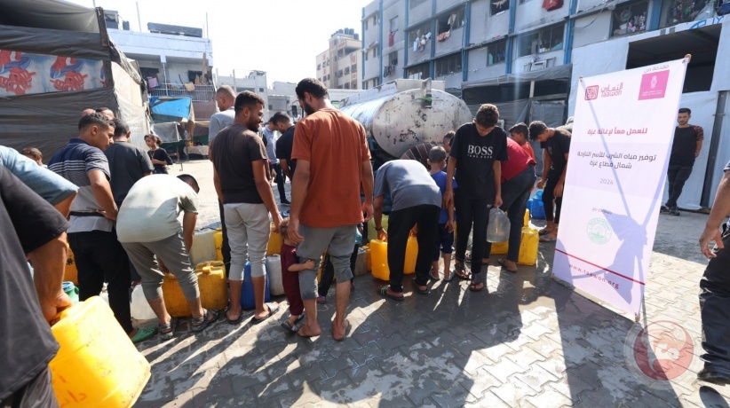 بنك فلسطين يساهم في توفير مياه صالحة للشرب بمراكز الإيواء في شمال قطاع غزة بالشراكة مع مؤسسة التعاون