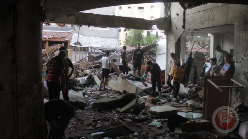 Civil Defense in Gaza: Three Israeli missiles bombed a prayer hall in a school for displaced people