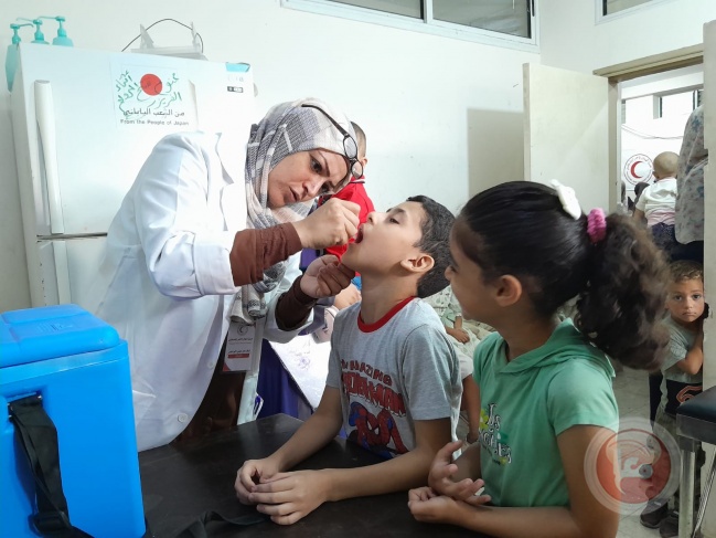 At Fathi Arafat Center: Polio Vaccination Campaign Brings Together Gaza Children