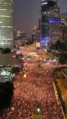 Demonstrations in Tel Aviv and Jerusalem