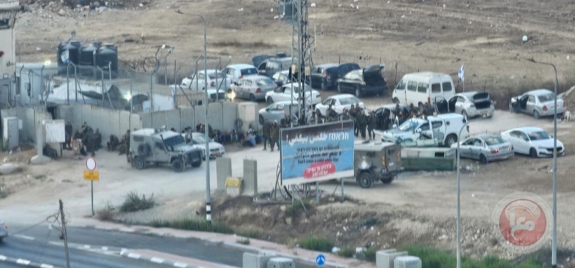 A picture of the entrance to Al-Fawar camp where more than 50 citizens were detained.