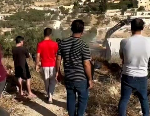 Watch - Demolition of a house, two agricultural rooms, an agricultural barn, and the destruction of the floor of a house in Beit Awa