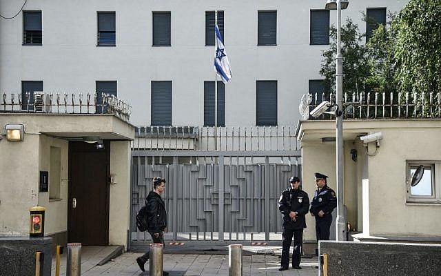 Two explosions near the Israeli embassy in Denmark