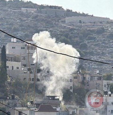 Two martyrs in an air strike on Jenin