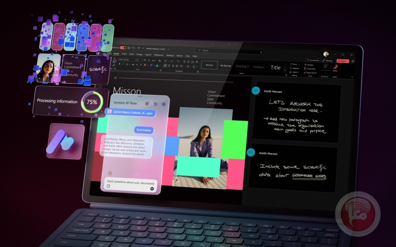 &quot;Lenovo&quot; تعلن عن حاسب لوحي مدعوم بالذكاء الاصطناعي