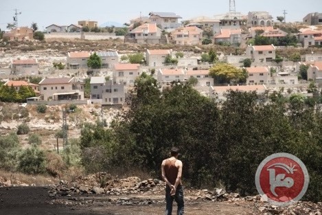 اجراءات اسرائيلية للسيطرة على 3700 دونم لتوسيع 4 مستوطنات بالضفة