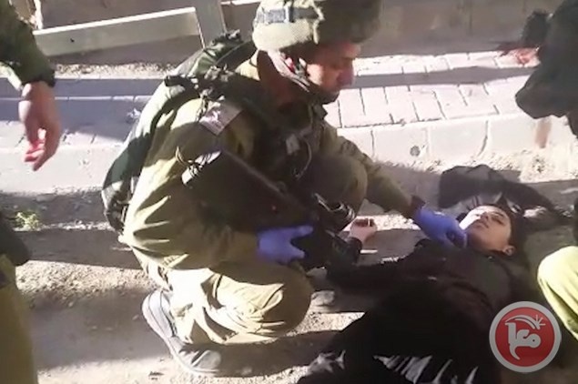 اصابة فتاة برصاص الاحتلال بحجة محاولة طعن جندي بالخليل