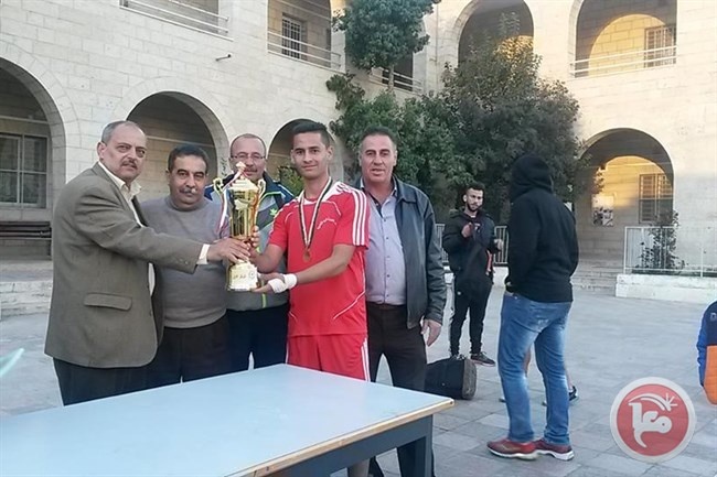 بطولة الشهيد ياسر عرفات مدرسة بيت لقيا البطل وسنجل وصيفا