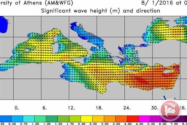 الموج قد يصل لـ 4 امتار وانذارات للصيادين