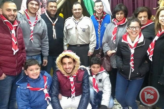 كشافة ومرشدات العربي المسيحي تزور المعرض الكشفي لعشيرة النجاح