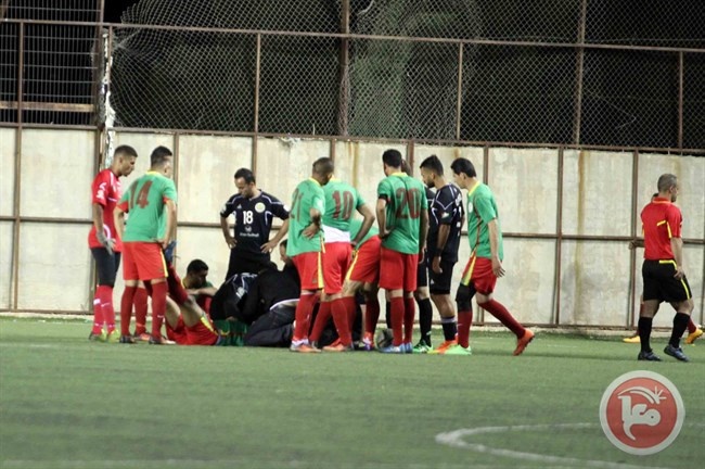 &quot;لغياب طواقم الهلال &quot; توقف مباراة شباب الخليل والقوات