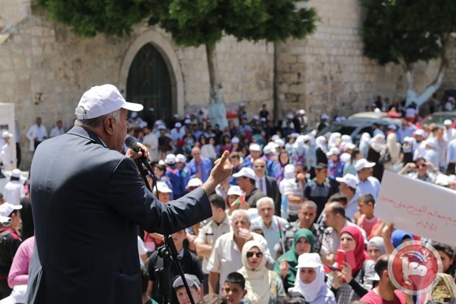 الرجوب: &quot;كرنفال الحرية&quot; جهد مشترك بين وزارة التربية والمجلس الاعلى