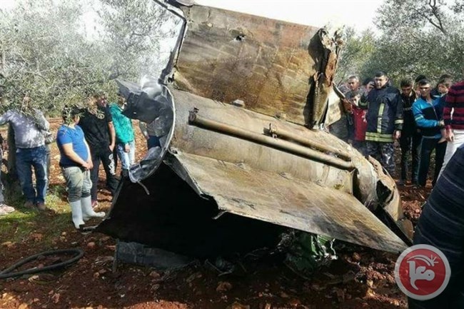 صور- سقوط حطام لطائرة أو صاروخ في إربد