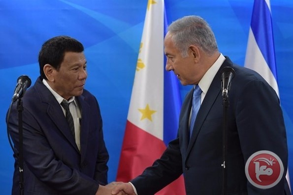 لماذا هاجم معارضون نتنياهو بسبب زيارة الرئيس الفلبيني